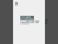 CYW11Y Trasmettitore universale di livello del liquido Intervallo di livello 0-0,5-50mH2O Per la misurazione del livello